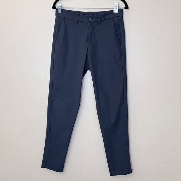Lululemon Commission Slim Warpstreme Pants - Men's Size 28*29 - Gray/Obsidian